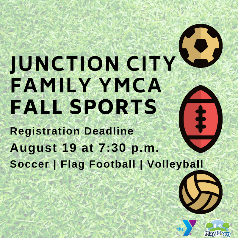 YMCA Fall Sports Registration Flag Football, Soccer & Volleyball